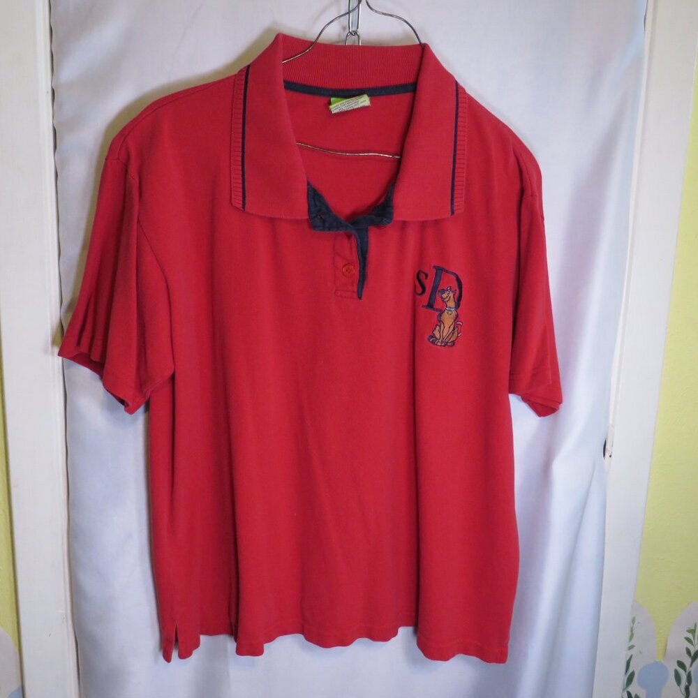 Vintage Y2K Scooby-Doo Embroidered Polo Shirt by Freeze - Cartoon Network UNISEX